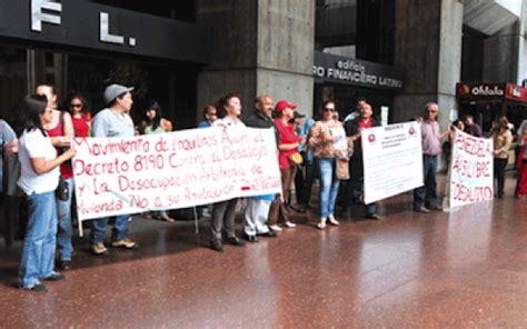 Movimiento De Inquilinos Protestó Contra Alcalde Ledezma