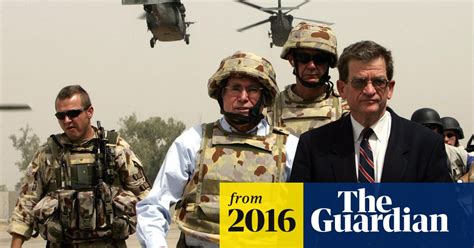 Australia Can Learn From Chilcot Report Says Ex Greens Leader Iraq