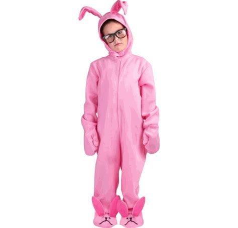 A Christmas Story Kid Pink Bunny Suit Christmas Story Bunny Costume