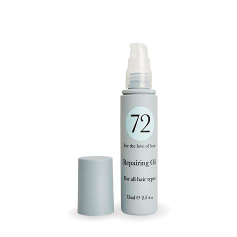 With a lightweight formulation, this oil is easily absorbed into the hair leaving no greasy residue. Repairing Oil - 75ml | Hair Repair Treatment | 72 Hair