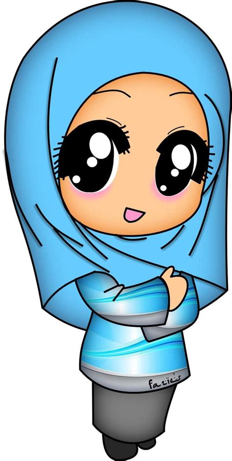 Find and save images from the muslimah cartoon collection by queen for myself (zulhaifah) on we heart it, your everyday app to get lost in what you love. Kartun, Ilustrasi karakter, Wallpaper anime