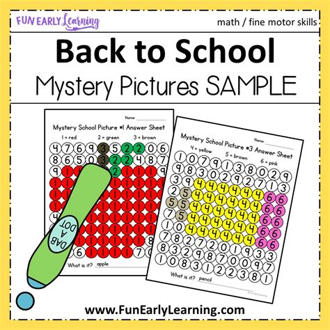 Please consider buying the book that Back to School Math Mystery Pictures for Preschool and ...
