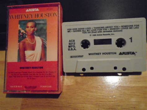 Rare Oop 1st 2 Album Whitney Houston 2 Cassette Tape Jermaine Jackson Kashif Randb Ebay