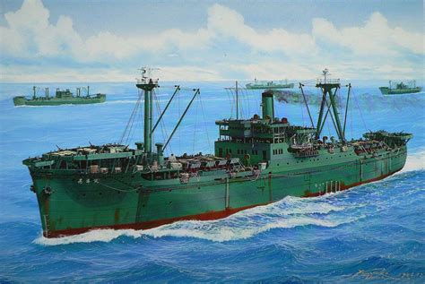 Buque De Desembarco Kozu Maru Imperial Japanese Navy Landing Craft