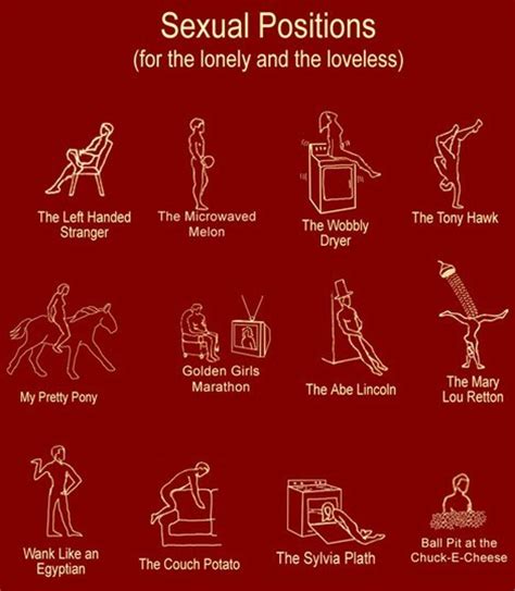 Sexual Positions For The Lonely And The Loveless The WVb