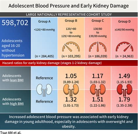 Adolescent Blood Pressure And The Risk For Early Kidney Damage In Young