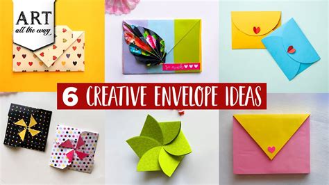 6 Creative Envelope Ideas Diy Paper Craft Origami Envelope