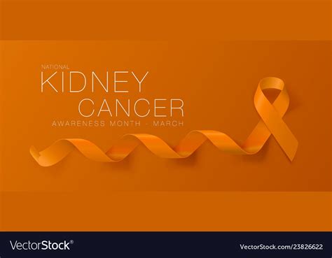 Orange Kidney Cancer Ribbon