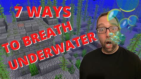 How To Breathe Underwater In Minecraft Youtube