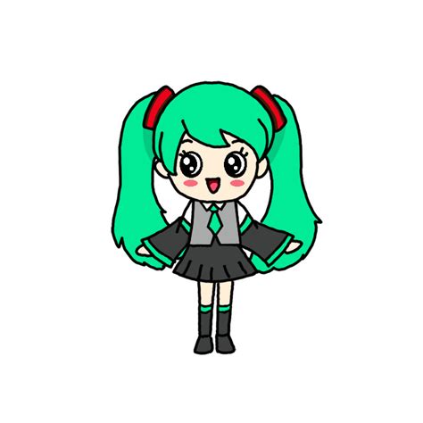 draw so cute hatsune miku