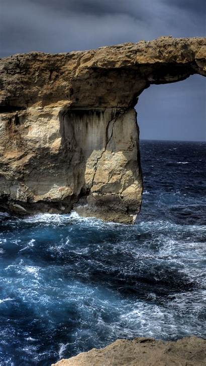 Malta Rocks Sea Ocean 4k Wallpapers Iphone