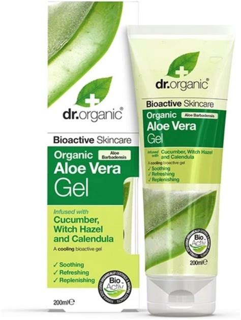 Dr Organic Aloe Vera Cucumber Ml Komkommer Aloe Vera Gel