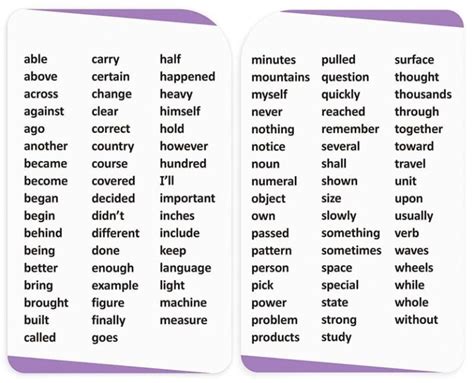 Sight Words Flashcards 3rd Grade 9 10 Years Oh Goodie Goodies