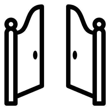 Open Door Icon Png 228587 Free Icons Library