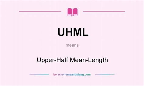 What Does Uhml Mean Definition Of Uhml Uhml Stands For Upper Half