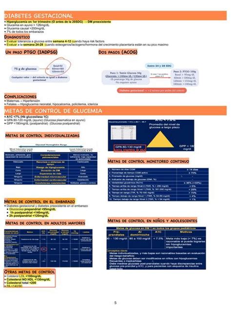 Metas De Control De Glucemia Udocz