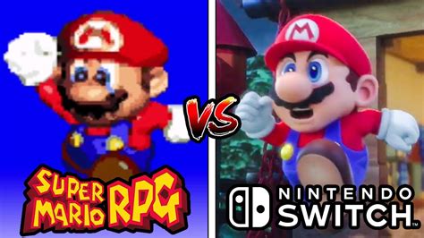 Super Mario RPG Remake Graphics Comparison OLD VS NEW YouTube