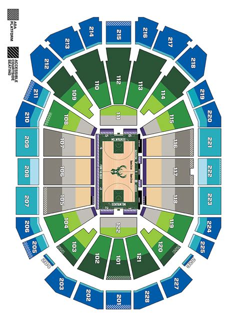 A community for milwaukee bucks discussion, news and deer friends! Seating Maps | Milwaukee Bucks