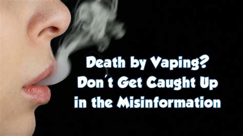 Death By Vaping Know The Dangers Youtube