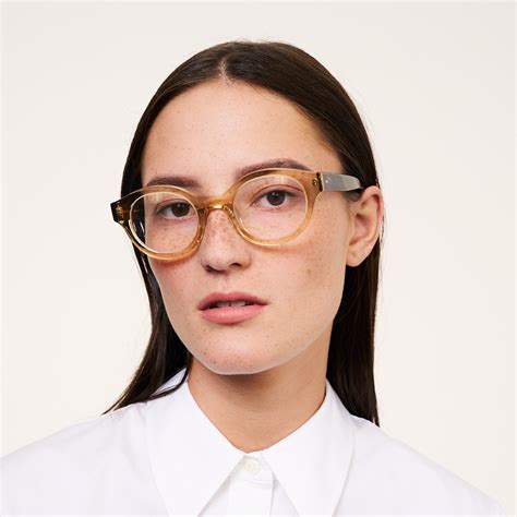 Mila Golden Hour Two Tone Round Bio Acetate Glasses Ace And Tate