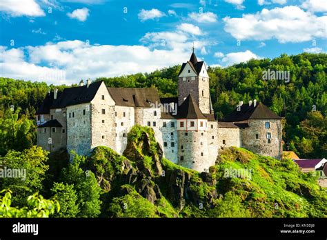 Loket Castle Czech Republic Stock Photo Alamy