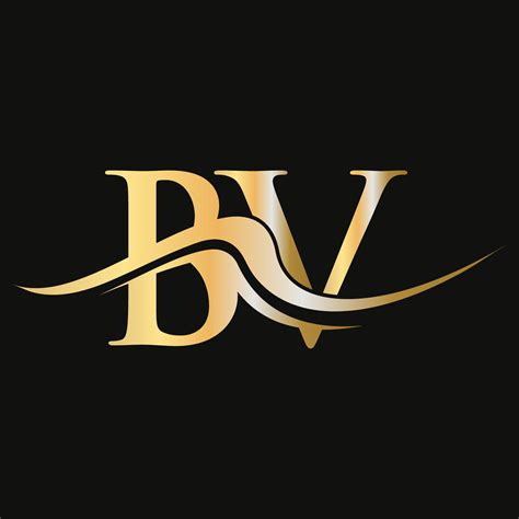Letter Bv Logo Design Monogram Business And Company Logotype 18833207