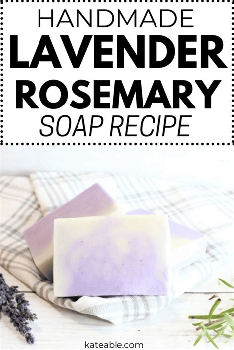 Easy Diy Lavender Rosemary Soap