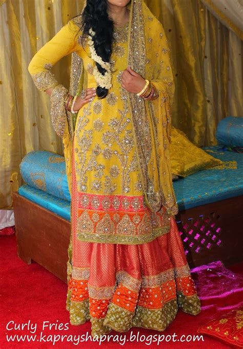Pakistani Mehndi Dresses 2016 Heavy Stylepk
