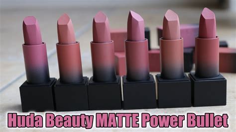 Review And Demo New Huda Beauty Matte Power Bullet