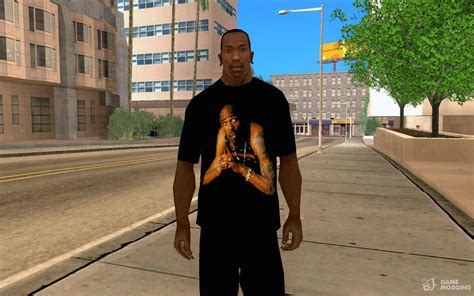 T Shirt Featuring 2pac For Gta San Andreas