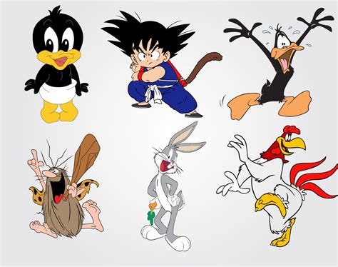 Cinco Libre Para Los Personajes De Dibujos Animados Uso Vector Ideal Images