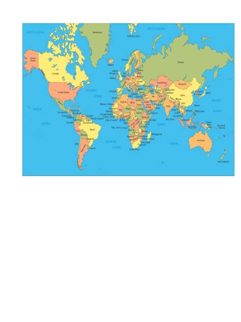 Mapa Ng Mundo Pdf