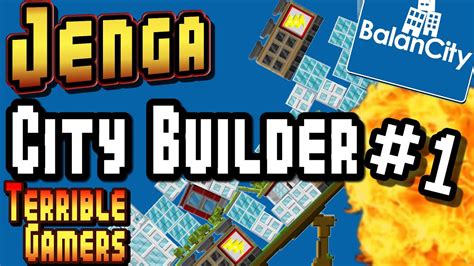 Balancity Gameplay 1 Jenga City Builder Steam Greenlit Youtube