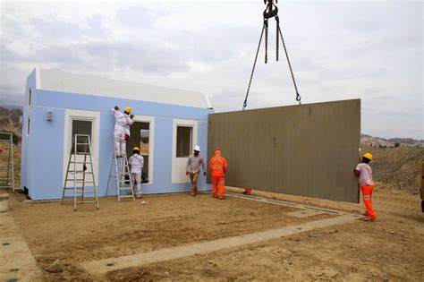 Modular Home Builder Concrete Modular Homes Being Produced In Peru