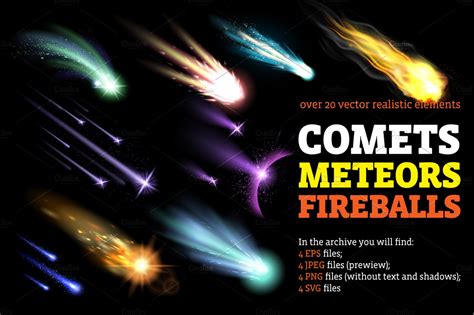 Comets Meteors And Fireballs Creative Daddy