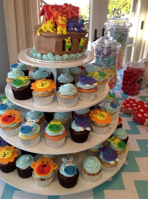Maybe you would like to learn more about one of these? Plumeria Cake Studio: Noah's Ark Baby Shower Cake & Cupcakes