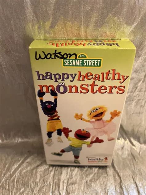 Sesame Street Happy Healthy Monsters Vhs 2005 490 Picclick