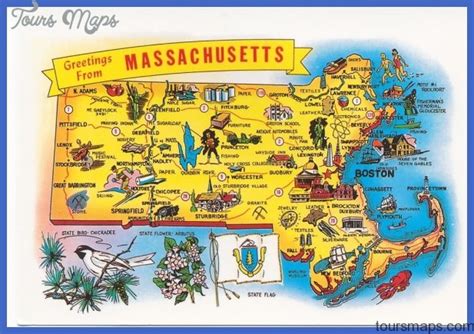 Massachusetts Map Tourist Attractions