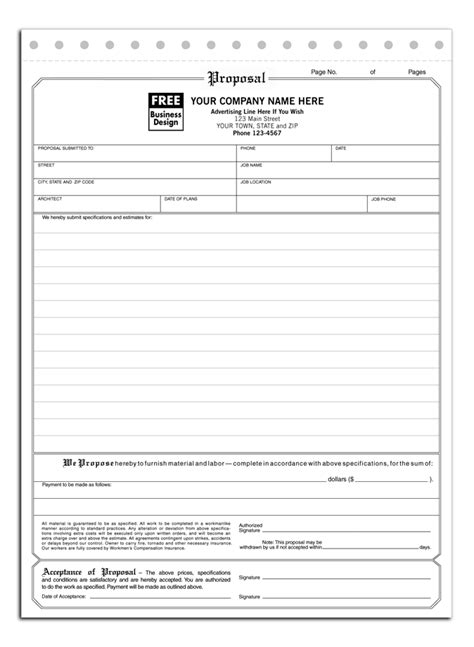 Sandra bullock, ryan reynolds, mary steenburgen, craig t. Hvac Proposal Template Pdf - FREE DOWNLOAD - Printable ...