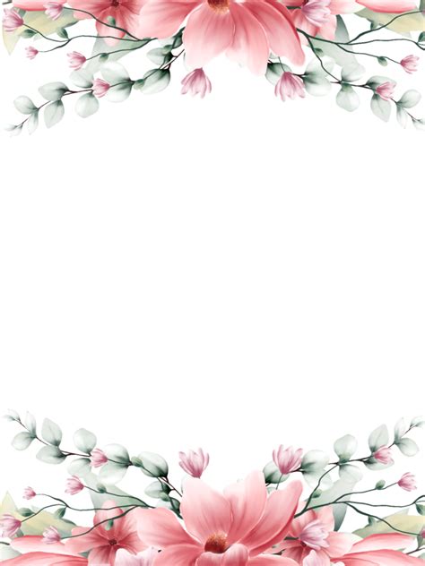 Quadro De Flores Em Aquarela 11791963 Png