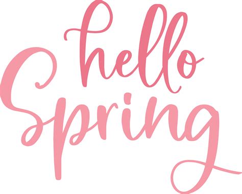 Hello Spring Word Svg Cut File Snap Click Supply Co