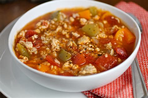 Cook brown or white rice separately while soup is simmering and add it at. STUFFED PEPPER SOUP - Recipes 2 Day