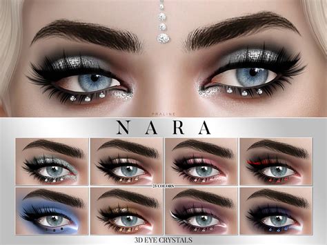 Pralinesims Nara 3d Eye Crystal Glitter
