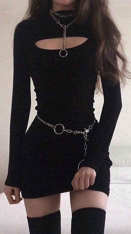 cute black outfit pinterest
