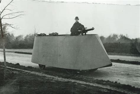 The Simms Motor War Car One Of The First Armored Cars Ever Built C