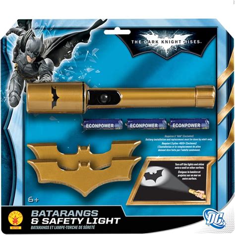 Batman The Dark Knight Rises Batarangs And Safety Light Gold