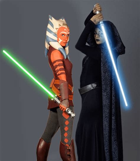 Ahsoka With Her Friend Barriss Offee Rstarwars