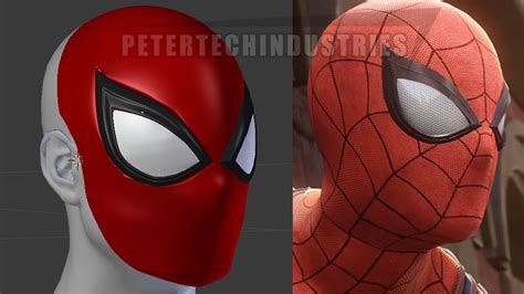 Spiderman 3D Model Lenses