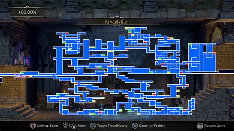 Foggy Productions Bloodstained Ritual Of The Night Map Overview