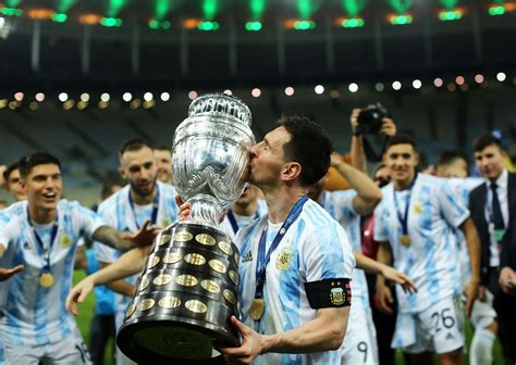 copa america 2021 final argentina defeat brazil in rio to end 28 year trophy drought